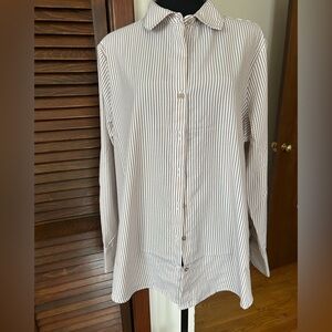 Classic Striped Button Down Shirt